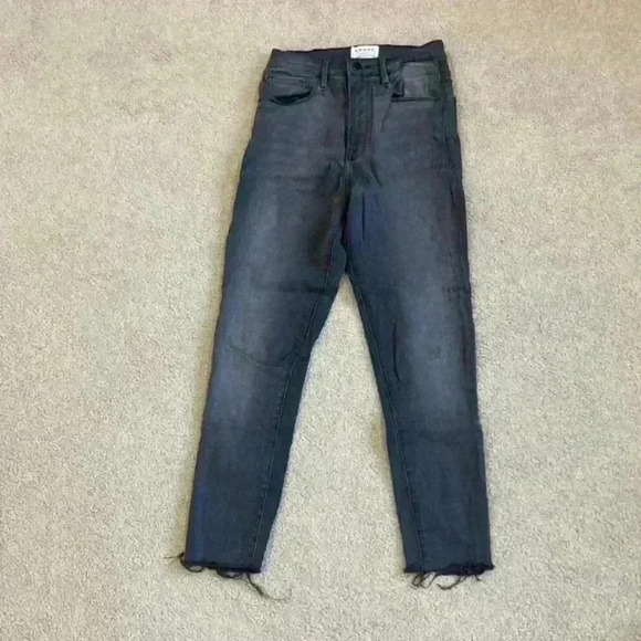 ⭐️ Frame denim grey and black jeans in size 27 - Picture 1 of 7